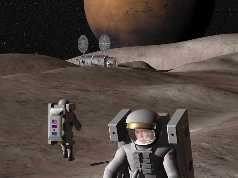Один маленький шаг к высадке на Марс: Фобос и Деймос